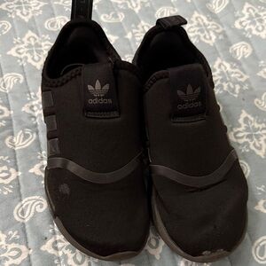 Adidas Kids Black Slip-On Sneakers